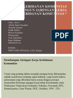 Asuhan Kebidanan Komunitas " Membangun Jaringan Kerja Kebidanan Komunitas "