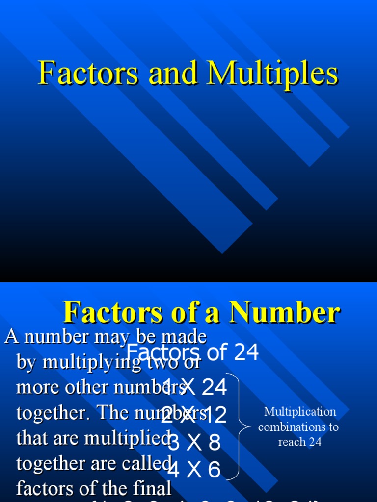 Documents Math k6 Math Content GCF and LCM Factors