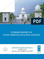 Summary - Report - On Court Services Situation Analysis