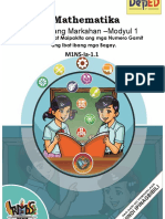 Grade 1 - q1 - Week 1 - Maipakita at Mailarawan Ang Mga Numero Gamit Ang Mga Bagay - Norzagaray East District