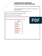 IMPARFAIT INDICATIF CORRECTON