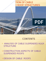 Cable Suspended Roof Structureppt Compress