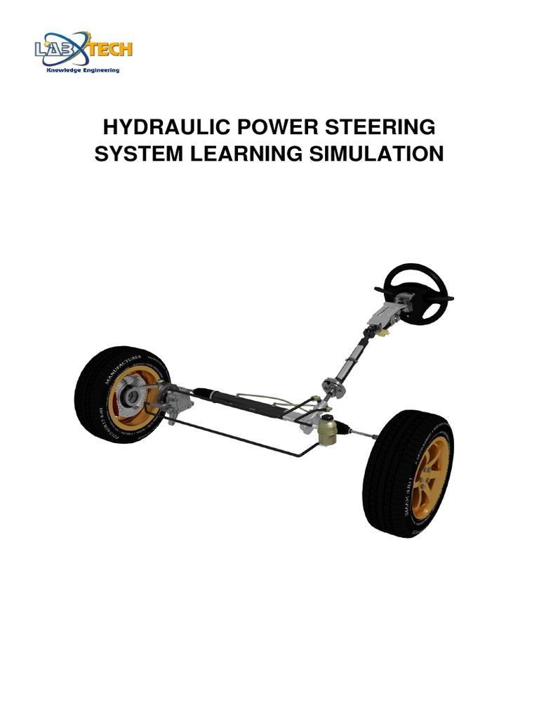Hydraulic Power Steering System Learning Simulation | PDF | Steering | Gear