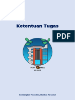 Ketentuan Tugas PSAF MIPA UI 2020