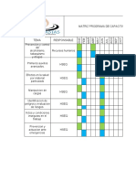 Matriz Programación Anual de Capacitación