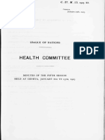 Health Committee: League of Na Tions