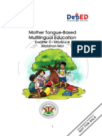 Mother Tongue-Based Multilingual Education: Kwarter 3 - Modyul 4: Kilalahon Mo!