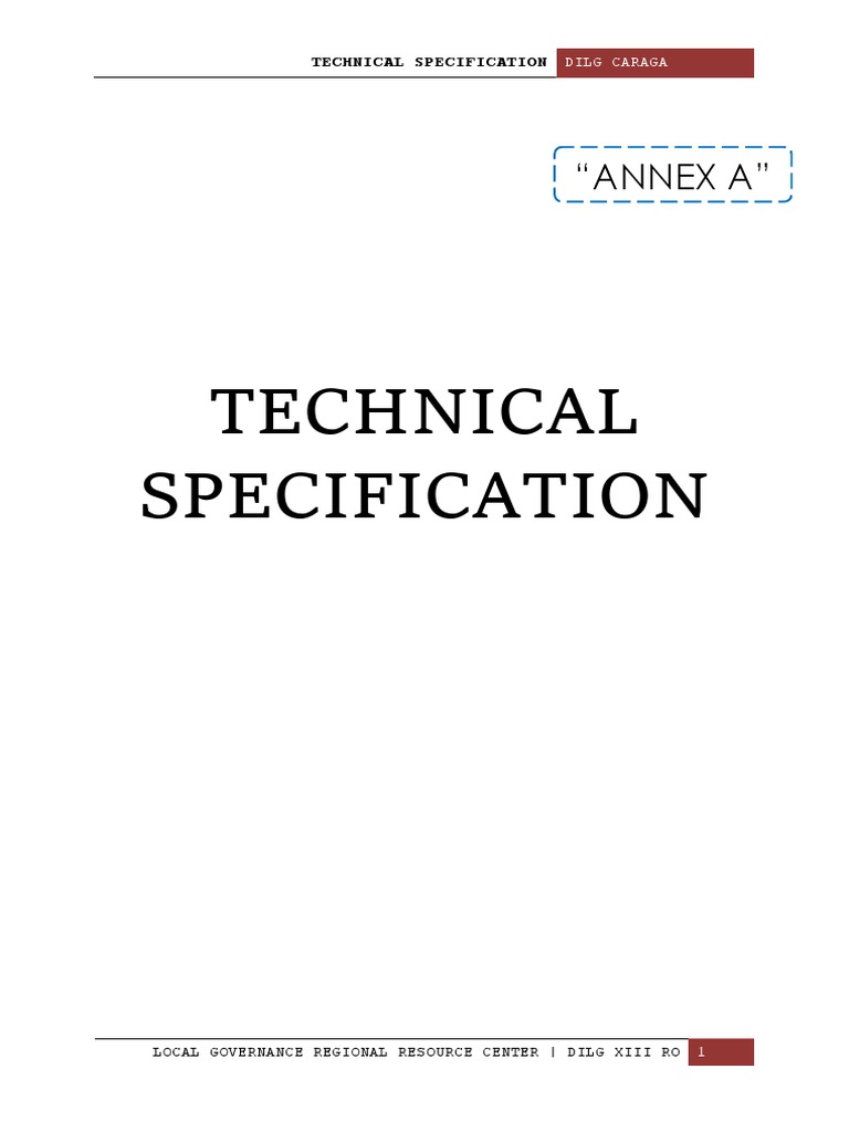 DILG Caraga Subsurface Investigation | PDF | Specification (Technical ...