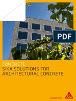 Concrete: Sika Solutions For Architectural Concrete