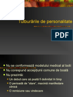 Tulburările de personalitate prezentare