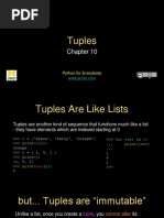 Tuples: Python For Everybody