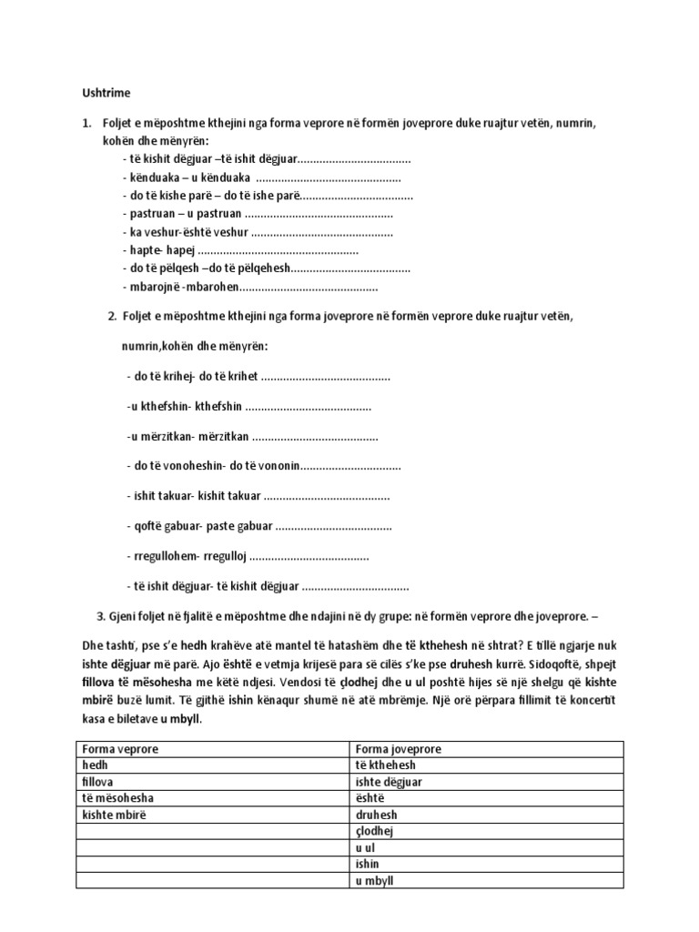 Ushtrime Pdf