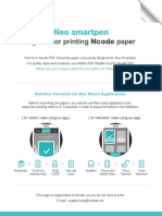 Neosmartpen A4 D Type Dot en