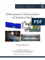 Deformation Characteristics - SS