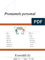 pronumele personal+a fi