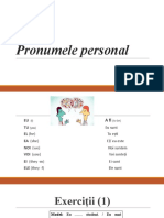 Pronumele Personal+a Fi