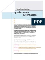 Synchronous Alternators: Three-Phase Brushless