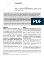 Transplacental Passage of Antimicrobial Paraben Preservatives