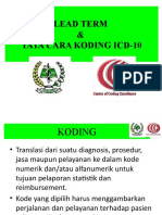 Lead Term & Tata Cara Koding Icd-10