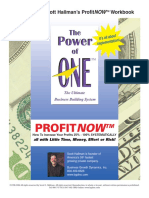Profitnow: Welcome To Scott Hallman'S Profitnow Workbook