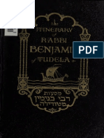 The Itinerary of Rabbi Benjamin Tudela Volume Two (Published in 1900)