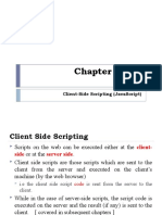 Chapter Three: Client-Side Scripting (Javascript)
