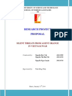 Research Project Proposal: Silent Threats From Agent Orange