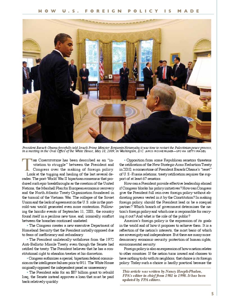 How U.S. Foreign Policy Is Made | PDF | United States Department Of ...