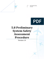 5.8 Preliminary System Safety Assessment Procedure