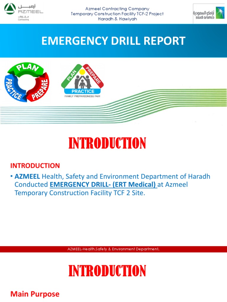 Emergency Drill Report PDF Emergency Public Safety