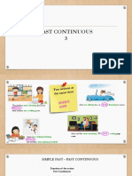 Past Continuous and Simple Past Connectors