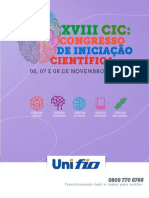 ANAIS DO XVIII CIC-Unifio - 2019