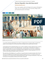 Elections in The Late Roman Republic