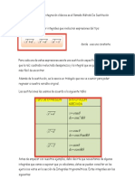 Sustitución Trigonométrica