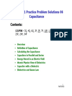 Physics 121 Practice Problem Solutions 06 Capacitance: Contents