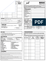 Music Entry Form 2019