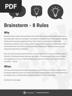 Brainstorm - 8 Rules