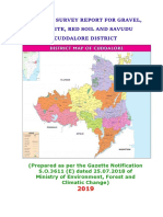 District Survey Report For Gravel, Laterite, Red Soil and Savudu Cuddalore District