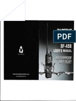 Baofeng A58 Pro Manual