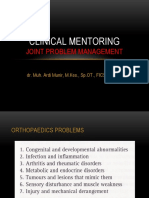 Clinical Mentoring: Joint Problem Management