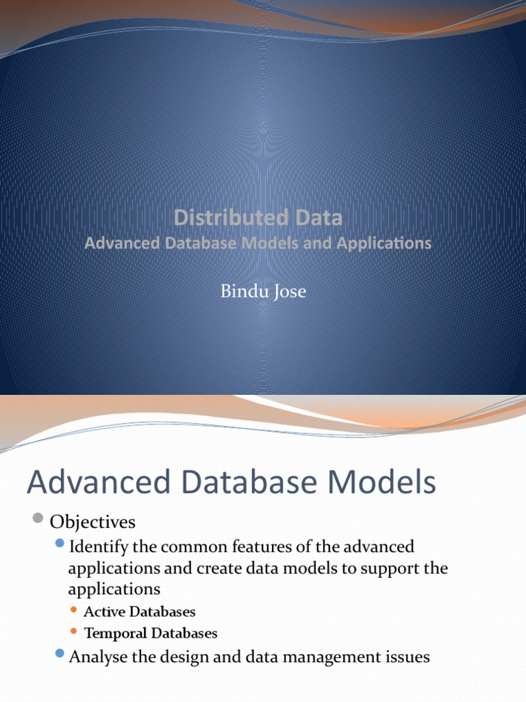 Advanced DB Technologies Temporal DBs | PDF | Relational Database ...