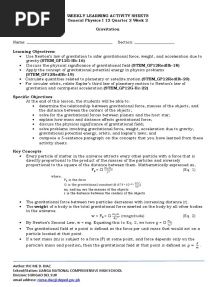GP1 - Q2 - Week 2