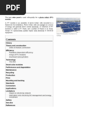 Solar Panel