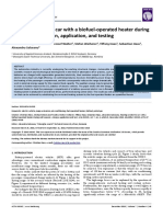 Heating An Electric Car With A Biofuel-Operated Heater During Cold Seasons: Design, Application, and Testing