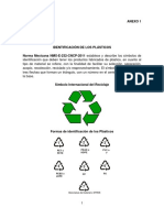 Norma Mexicana de Identificación de Los Plásticos