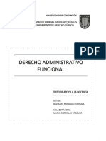 Derecho administrativo funcional