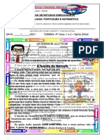 Plano de estudos direcionados para Português e Matemática