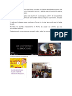 Jugaremos a Mímica Con Emociones Para Que El Alumno Aprenda a Reconocer Las Emociones Las Aplique en El Momento Correcto y Adivine Cual Es La Emoción Que Su Compañero Esta Realizando