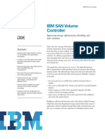 IBM SAN Volume Controller: Improving Storage Infrastructure Flexibility and Data Economics