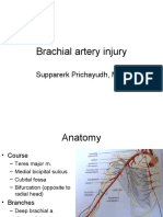 RTC BRACHIAL ARTERY INJURY AND UPPER EXT FASCIOTOMY